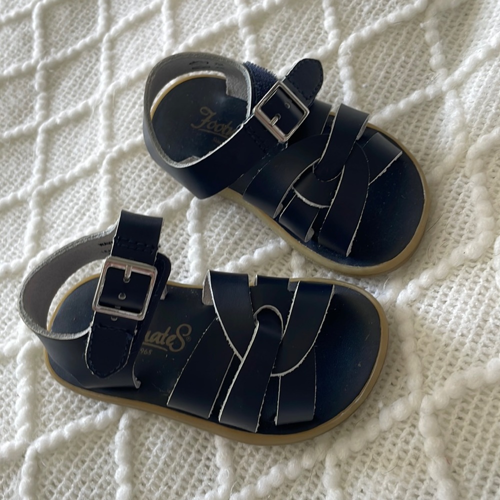 EUC Navy Footmates Sandals